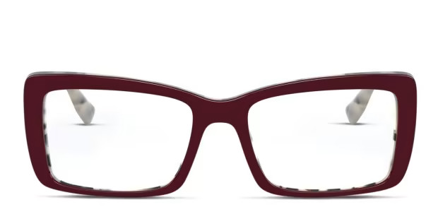Miu Miu MU03SV Core Collection Red Eyeglasses | Includes FREE Rx Lenses | GlassesUSA