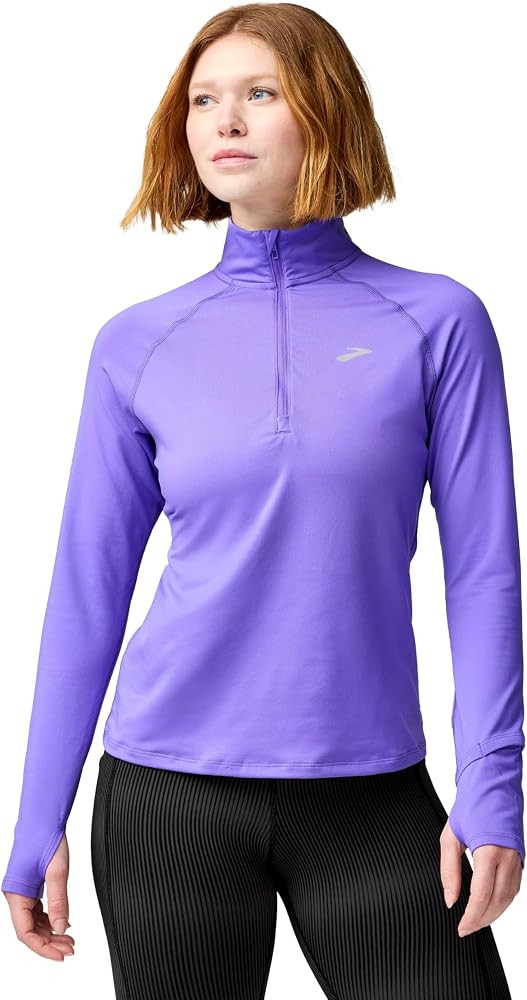 Brooks Women\u2019s Dash 1/2 Zip 3.0, Long Sleeve Running Top, UPF 50+ Sun Protection, Soft Sweat... | Amazon (US)