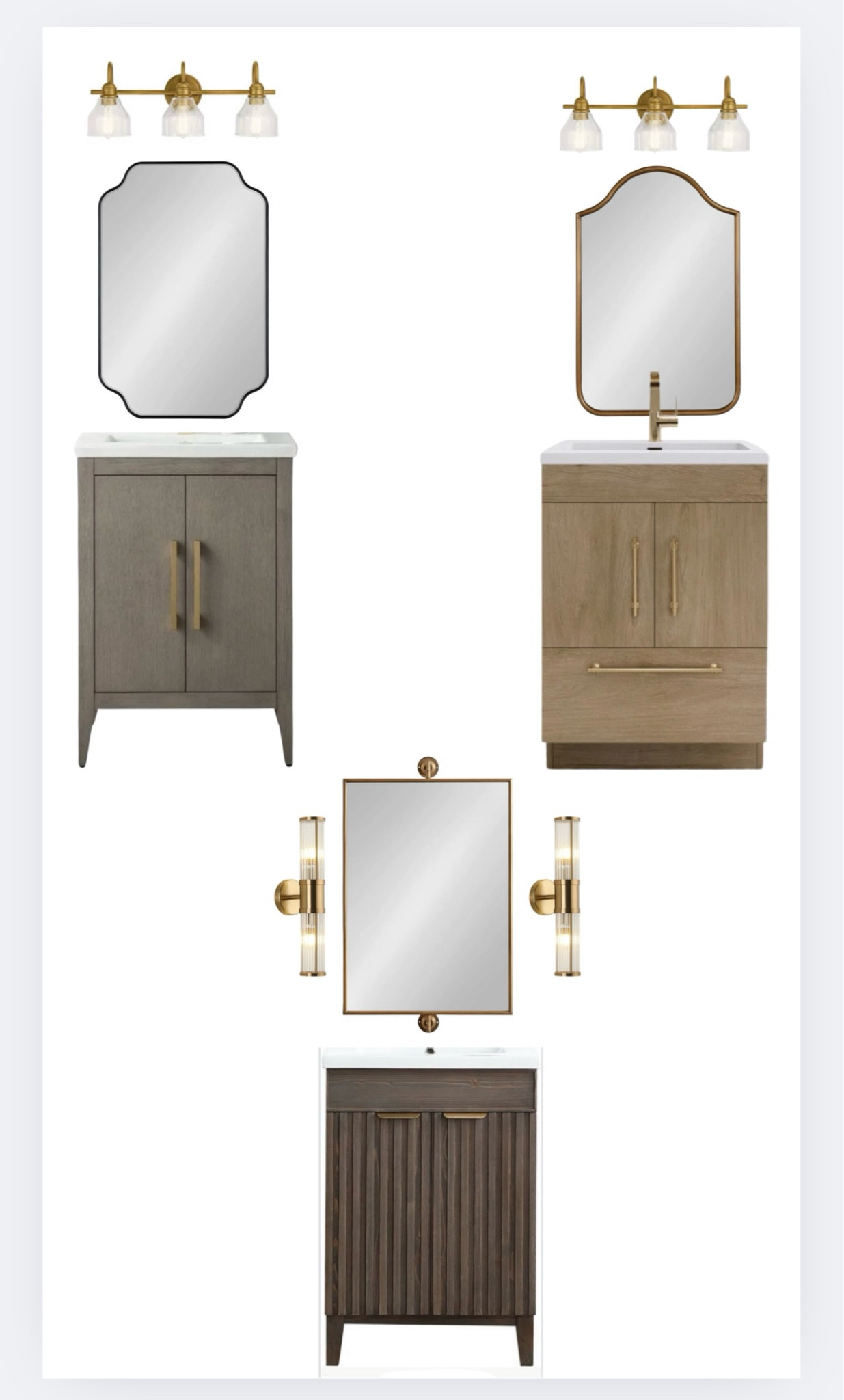 Anne’s powder room vanity options. We’ve narrowed it down to these three. I can’t wait to see what she decides. 

DM if you’d like your space styled  

#LTKFindsUnder100 #LTKFindsUnder50 #LTKHome