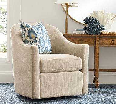 Tillman Swivel Chair | Pottery Barn (US)