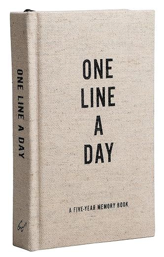 Canvas One Line a Day: A Five-Year Memory Journal | Amazon (UK)
