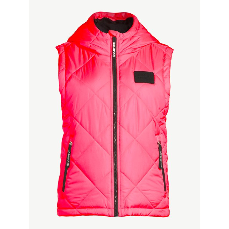 Love & Sports Women's Sleeveless Quilted Puffer Vest | Walmart (US)