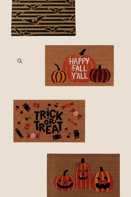 Target Halloween playful door mats for your front porch is a easy way to get in the halloween vibe you want! 

#LTKhome #LTKHalloween