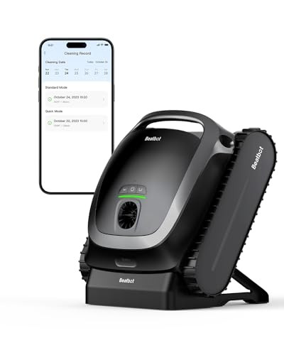Beatbot AquaSense Cordless Robotic Pool Vacuum Cleaner - Intelligent Path Opimization, Cleans Floor, Walls, and Waterline, 3.5-Hour Runtime - Ideal for Above & In-Ground Pools up to 2,260 sq.ft. | Amazon (US)