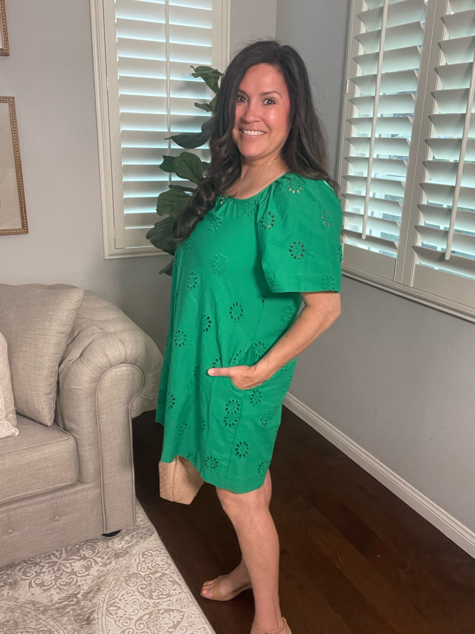 Another great summer dress option from WALMART

This dress has the most beautiful eyelet detail ✨ you can size down one or wear your TS as this runs slightly oversized and looks perfect either way
Avail in 2 other colors and is only $28


#walmart #walmartfashion #affordable 
#summer #summerstyling #dressoptions #dresses 