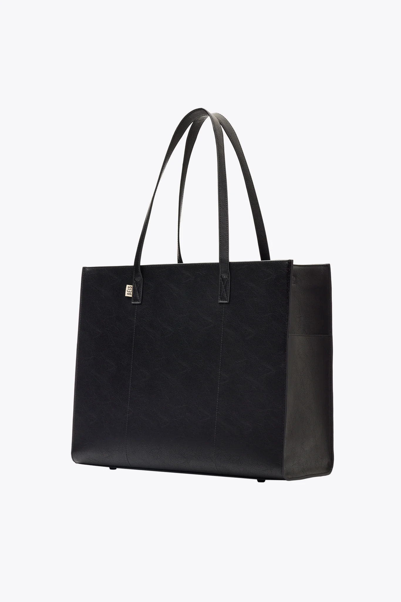 BÉIS 'The Large Work Tote' in Black - Womens Large Laptop Bag in Black | BEIS