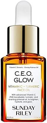 Amazon.com: Sunday Riley C.E.O. Glow Vitamin C & Turmeric Face Oil, 0.5 Fl Oz : Clothing, Shoes &... | Amazon (US)