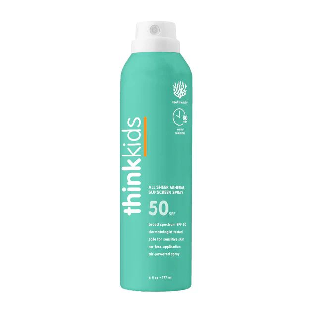 ThinkSport Kids SPF 50 All Sheer Mineral Sunscreen Spray | GOTHINK