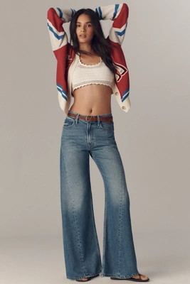 MOTHER The Lemon Twist High-Rise Flare Jeans | Anthropologie (US)
