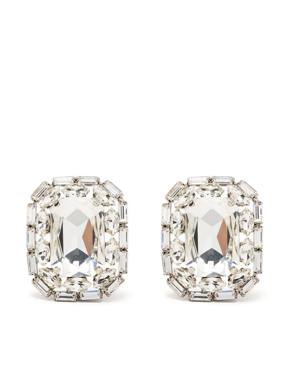 Alessandra Rich crystal-embellished Stud Earrings  - Farfetch | Farfetch Global
