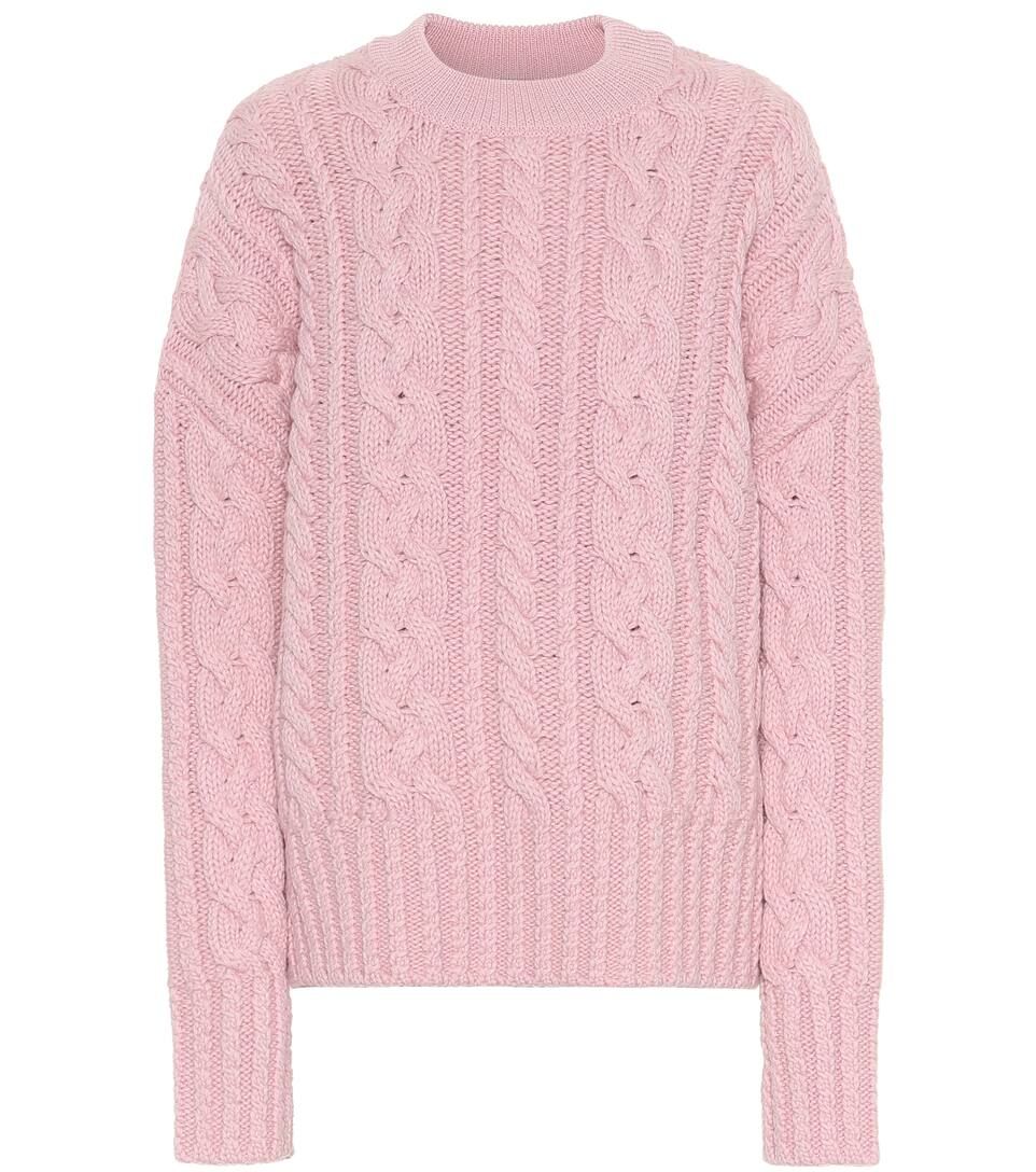 Cable-knit wool sweater | Mytheresa (DACH)
