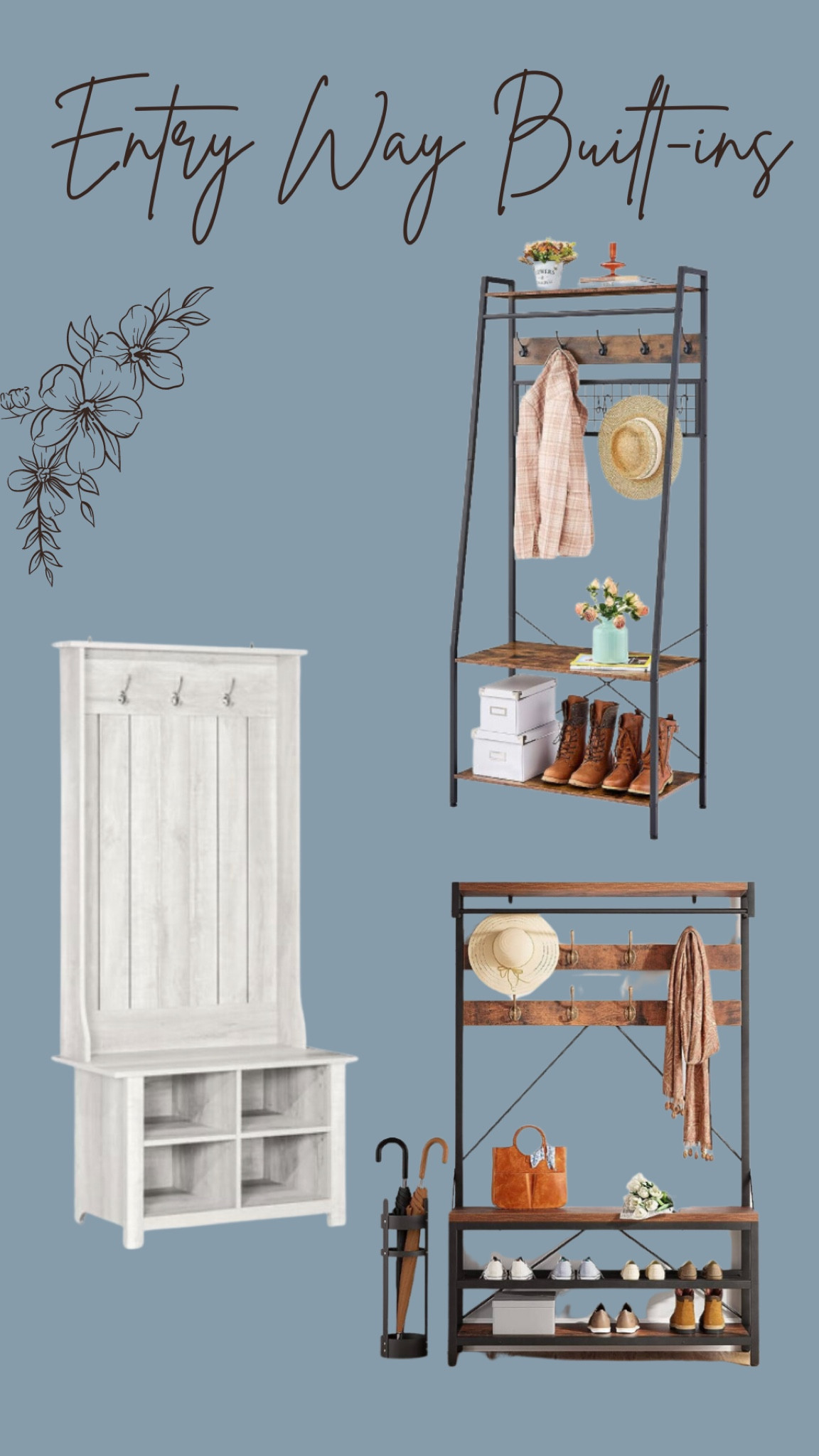 Some budget friendly entry-way “built-ins"

#LTKhome #LTKunder100 #LTKfamily