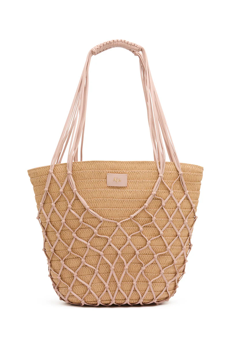 Geo Macrame Beach Tote | aje. (Australia)