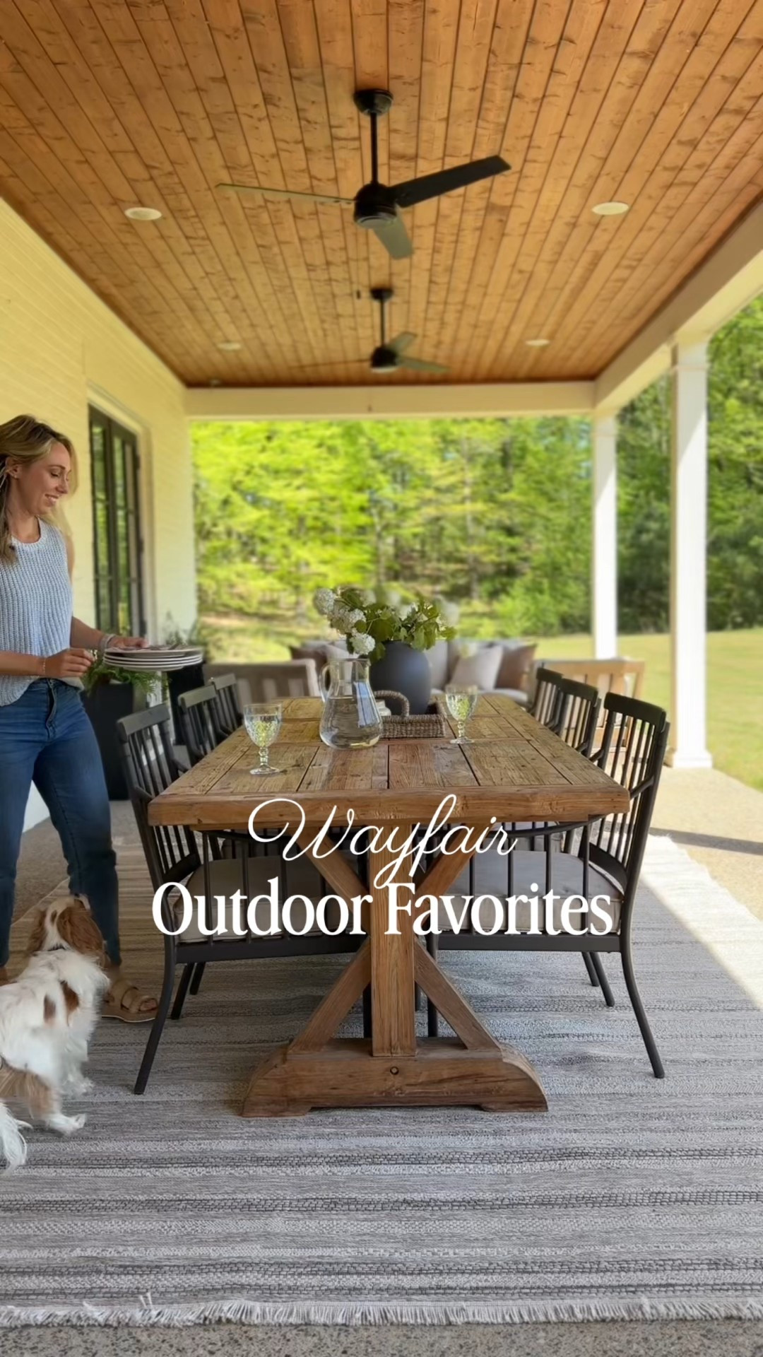 Most of our outdoor furniture, planters, and rugs are from Wayfair and they’ve held up beautifully. These are pieces we use daily all spring and summer, and I can genuinely recommend each one.

Creating outdoor spaces that feel just as welcoming as the inside of your home makes such a difference when the weather warms up.

#LTKSeasonal #LTKHome