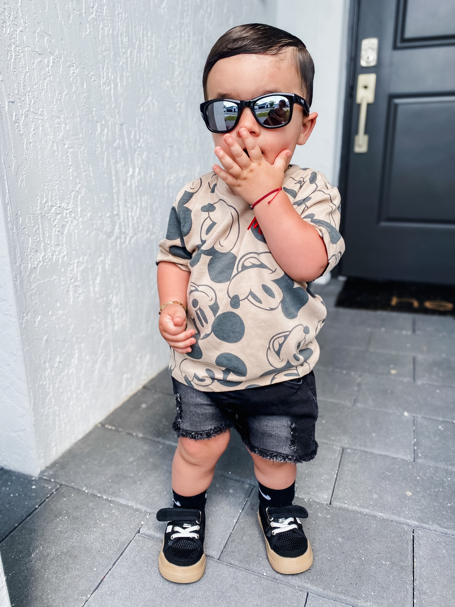 Absolutely obsessed with this Mickey tee! If you’re a Disney family, run to target! Laz is wearing a 3T 

#LTKFindsUnder50 #LTKBaby #LTKKids