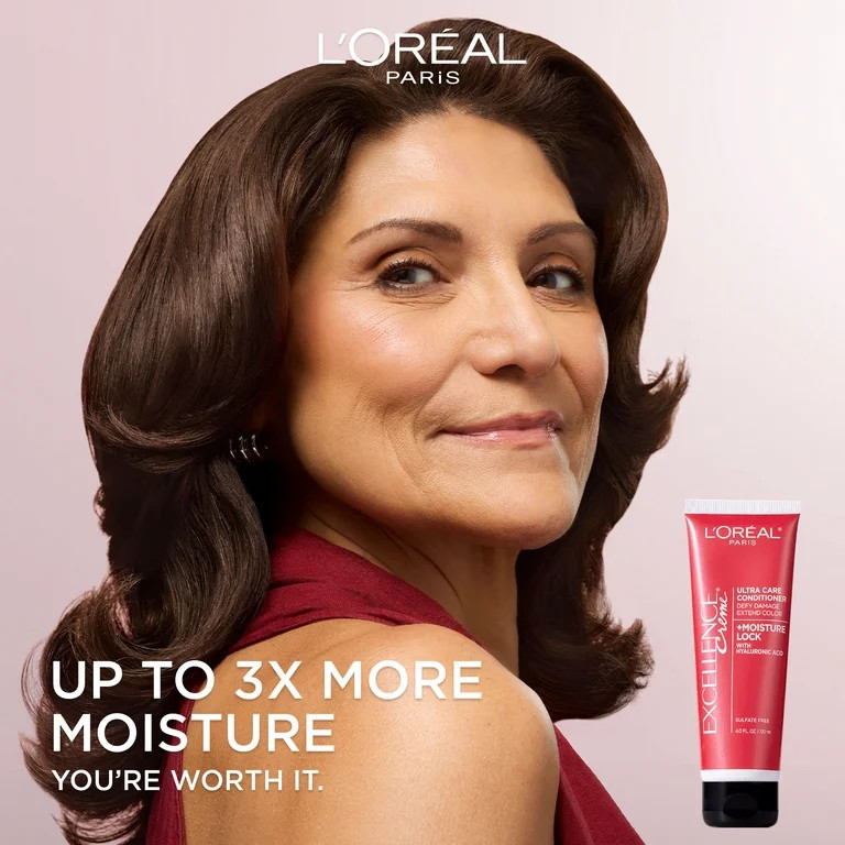 L'Oreal Paris Excellence - Hair Color Moisture Lock Ultra Care Conditioner, 4 fl oz | Walmart (US)