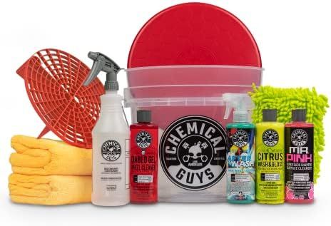 Chemical Guys HOL121 Best Car Wash Bucket Kit, 11 Items | Amazon (US)