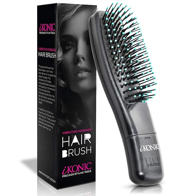 3-In-1 Vibrating Hair Growth Brush Scalp Massager Hair Regrowth & Detangling Brush – 2 Speeds A... | Amazon (US)