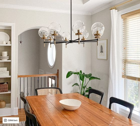 Camryn Glass Globe Round Chandelier | Pottery Barn (US)