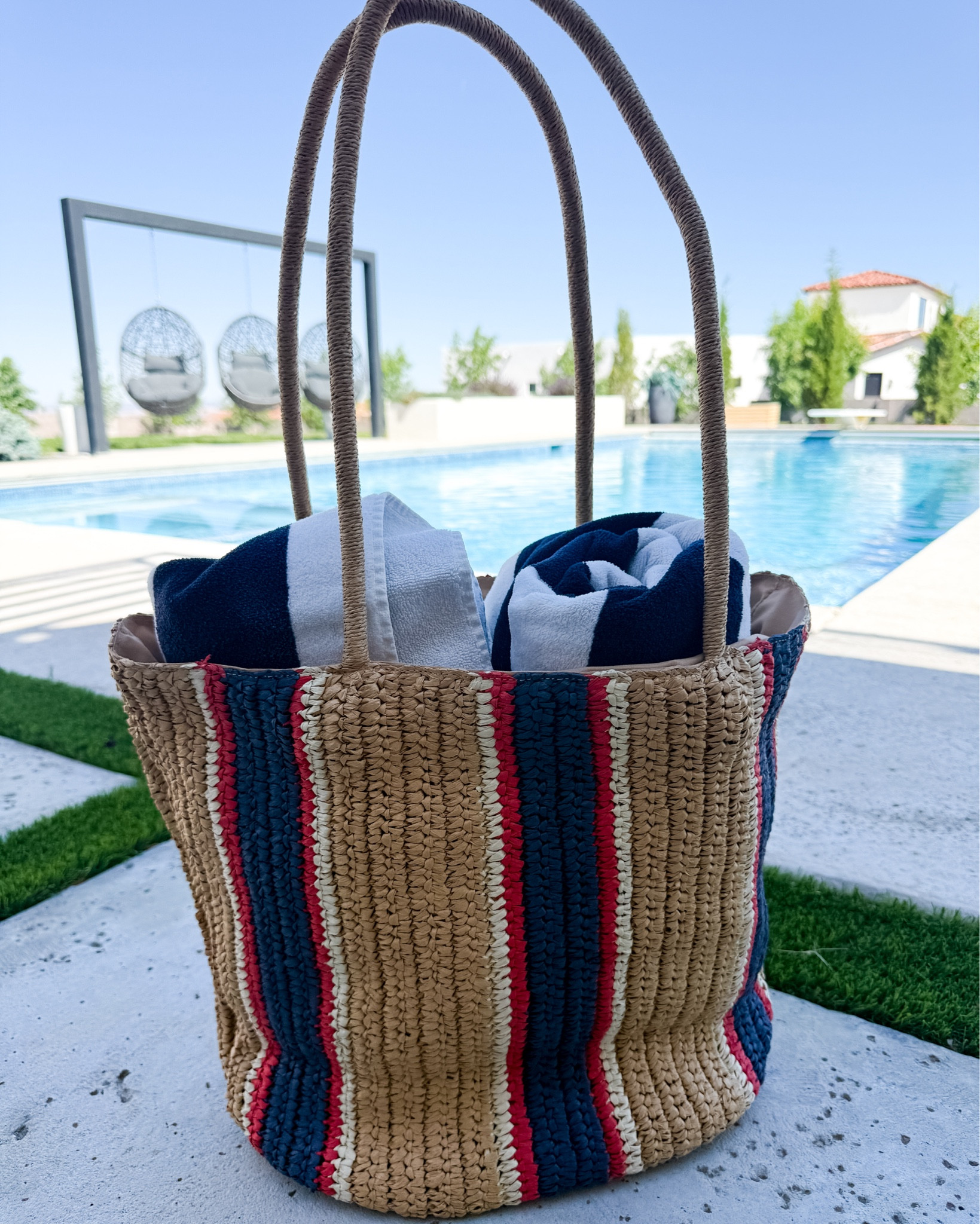 This tote is perfect for summer! It can hold 3 full size beach towels and the longer handle makes it easy to carry! Under $30 snag it now for summer holidays 🇺🇸👇🏻

#LTKSeasonal #LTKHome #LTKSwim
