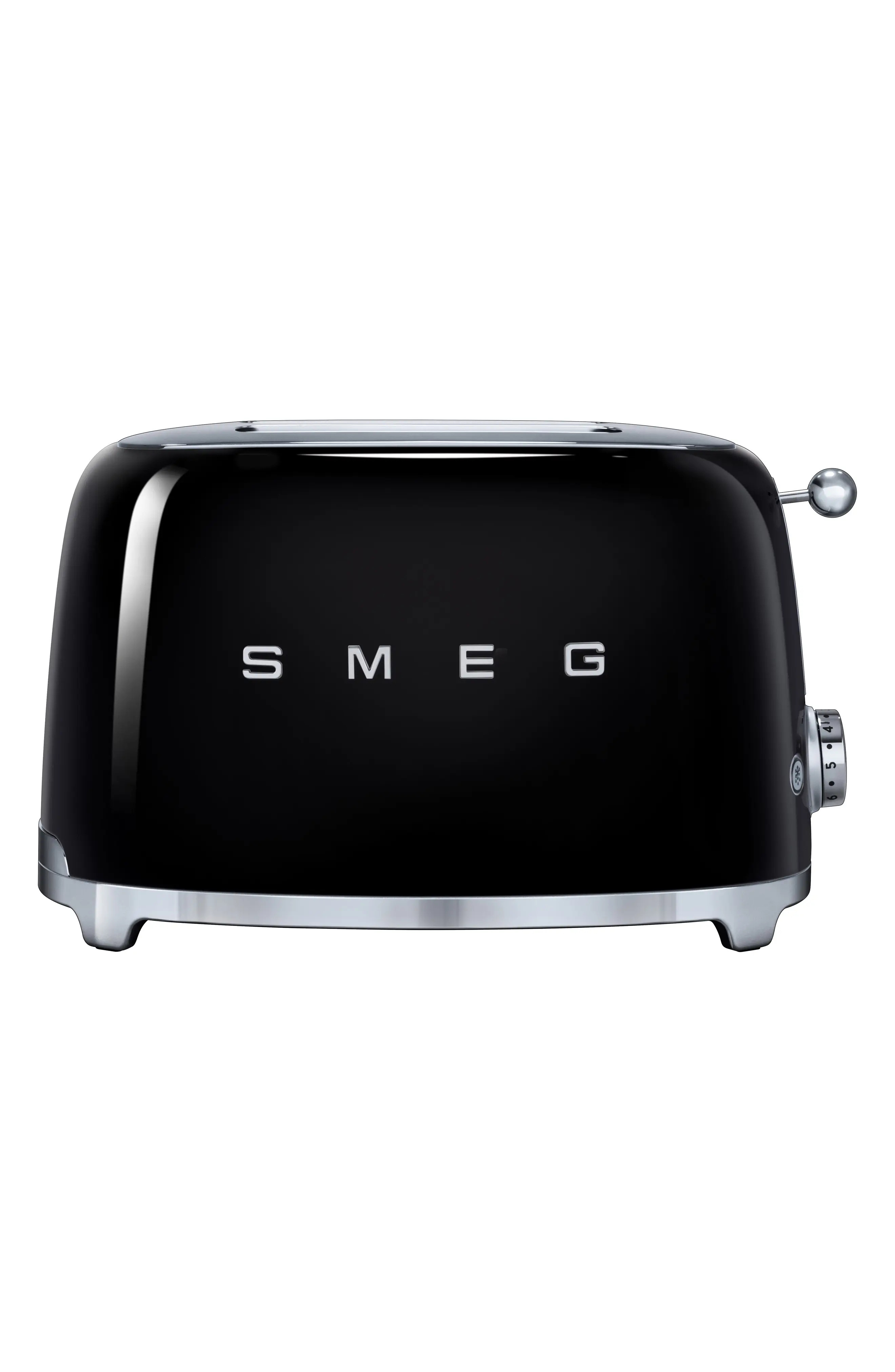 smeg 50s Retro Style Two-Slice Toaster in Black at Nordstrom | Nordstrom