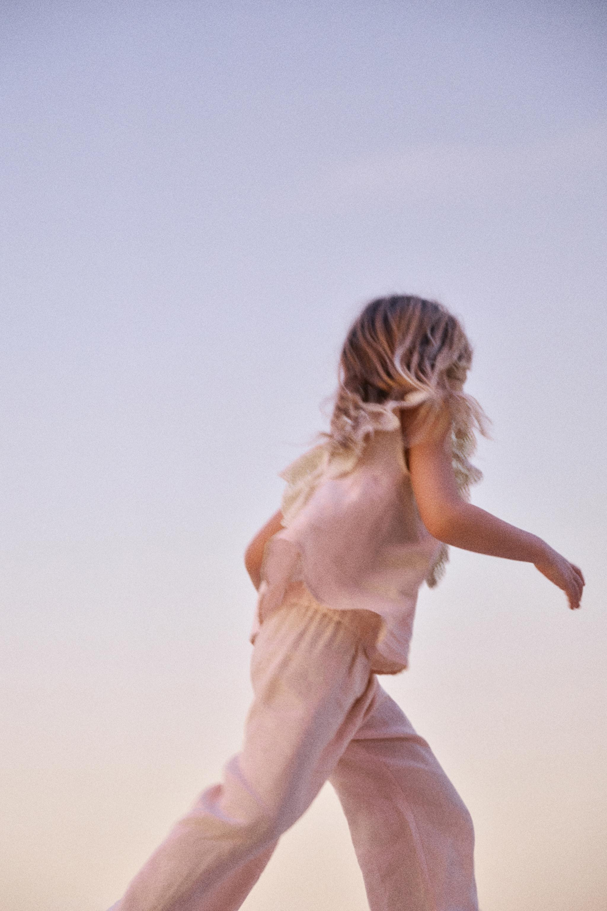 LACE LINEN BLOUSE | Zara US