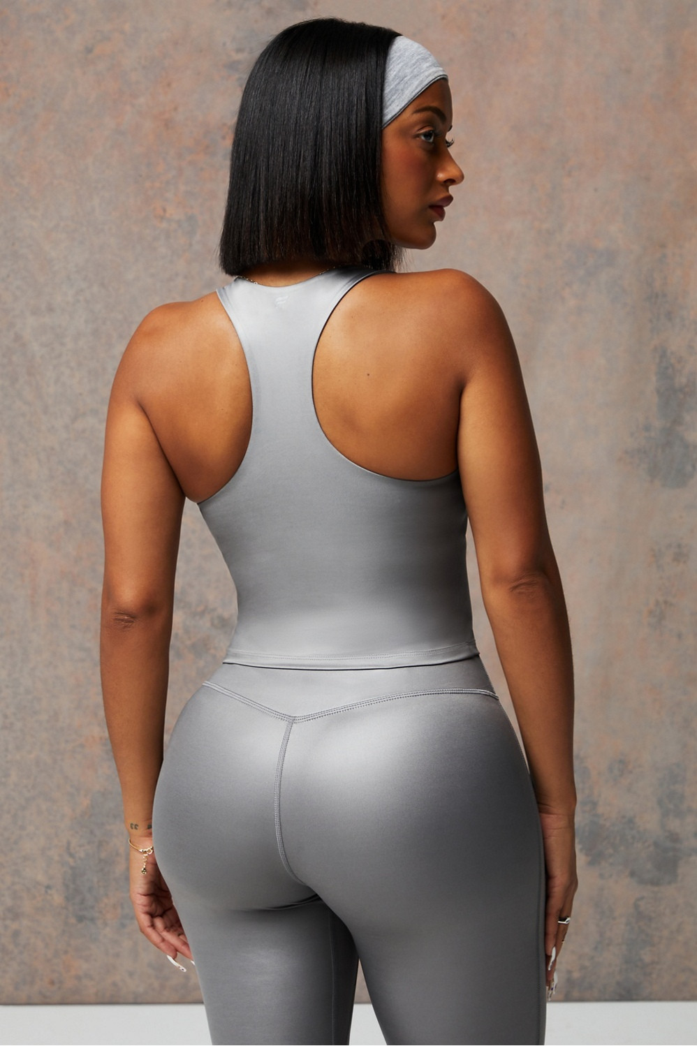 Anywhere Shine Built-In Bra Tank | Fabletics - North America