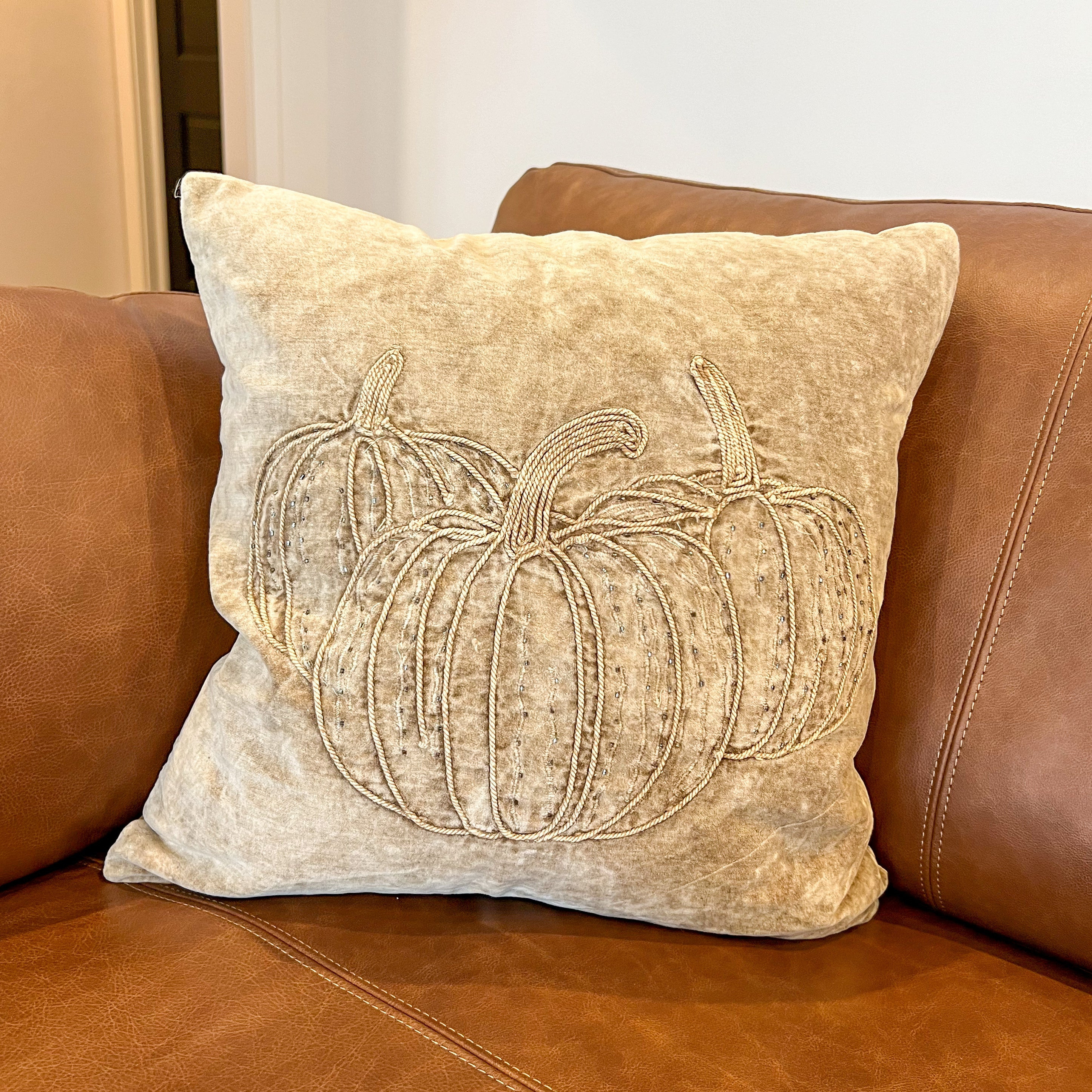 Rope Pumpkin Pillow | MJHome