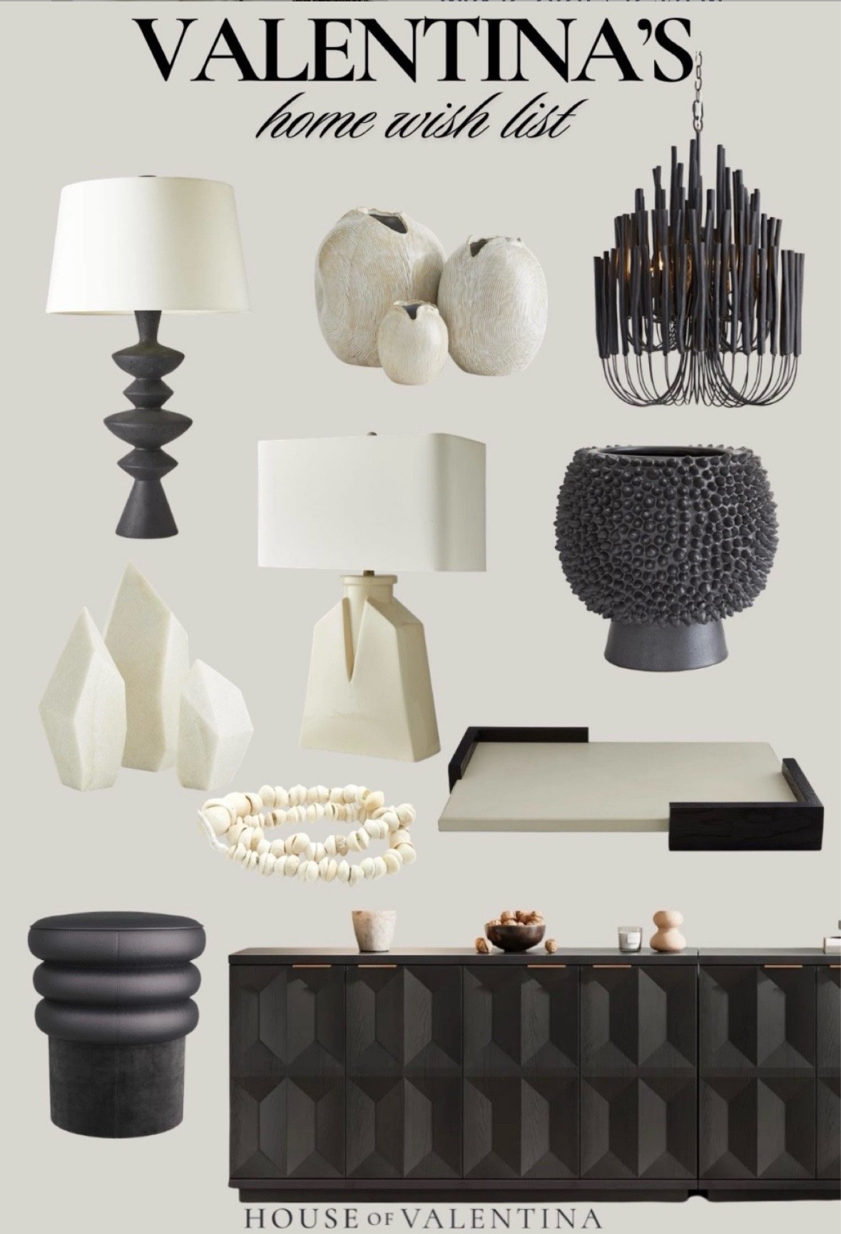 A few things I own, a few I popped into my cart (eeekkk! Get ready for one heck of a haul!) & two still on my wish list (the chandelier and cabinet omggg I want them too!)

#LTKHome #LTKmorningroutine #LTKdayinmylife