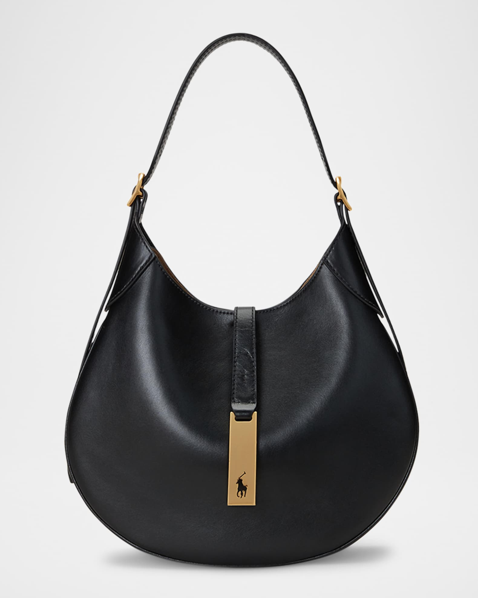 Small Sport Leather Shoulder Bag | Neiman Marcus