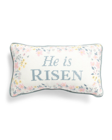 9x15 He Is Risen Pillow | TJ Maxx