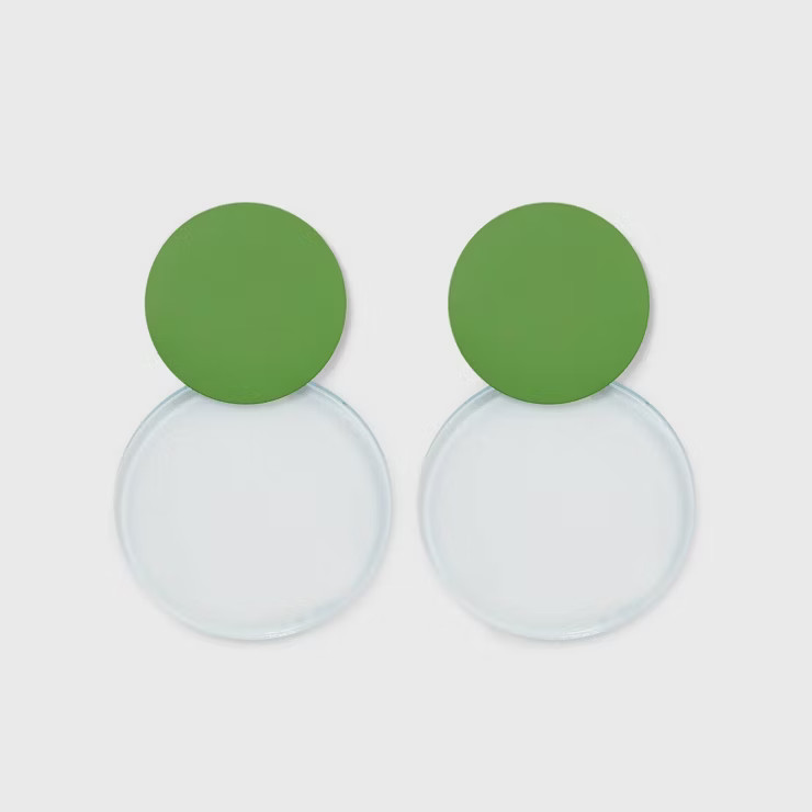 Matte Drop Earrings - A New Day™ | Target