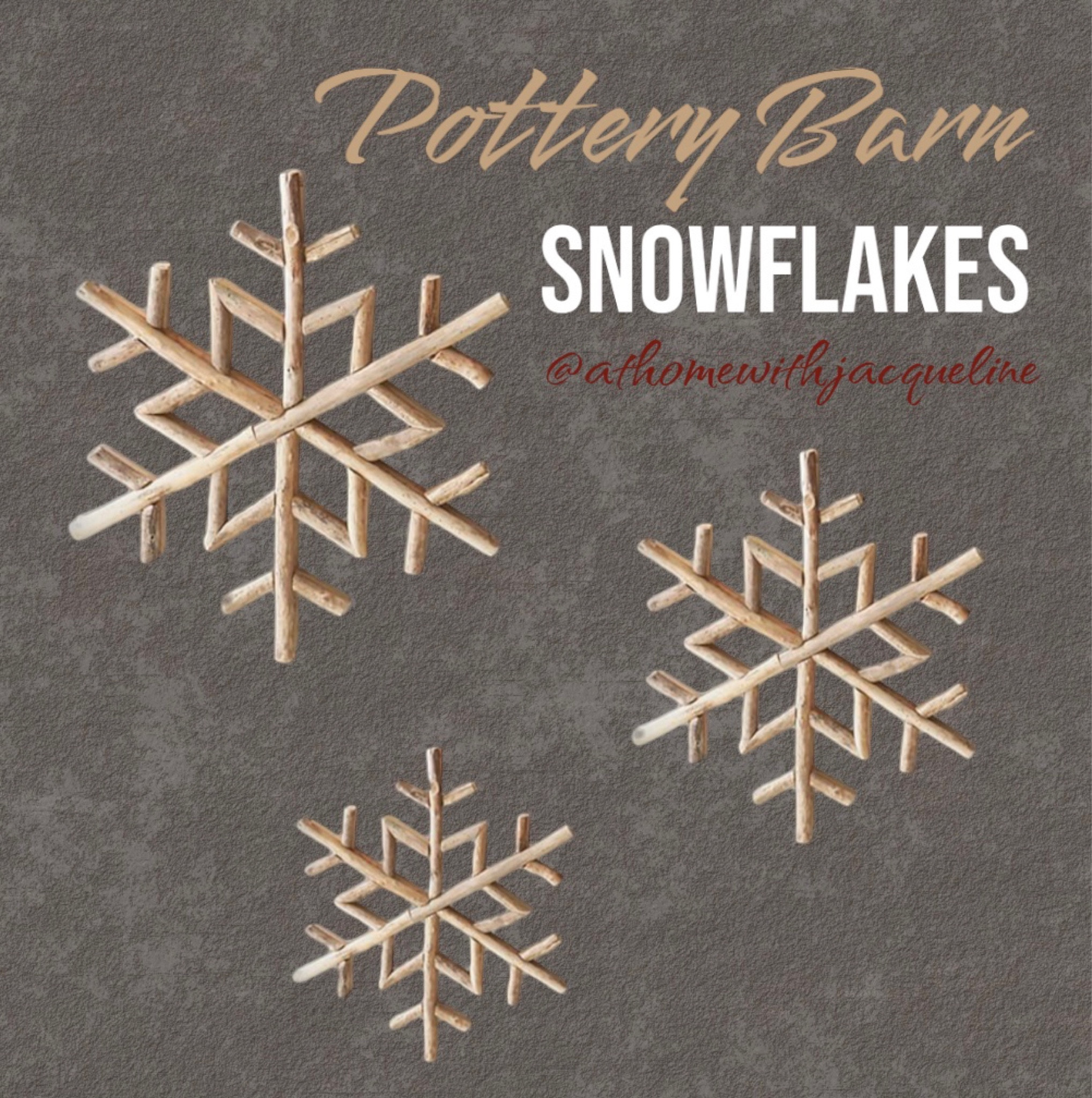 Pottery Barn oversized snowflakes. Holiday wall decor. Christmas decor  

#LTKHoliday #LTKhome #LTKSeasonal