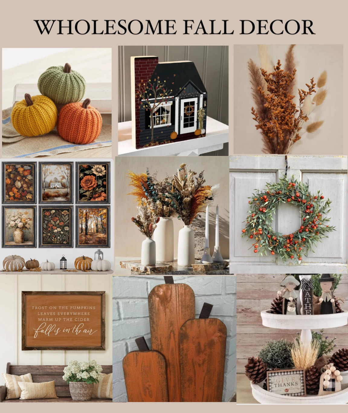 wholesome fall decor from etsy

support small businesses and invest in beautiful home decor that you can use year after year! 

home decor / fall decorations / fall home decor / decorative pumpkins / thanksgiving decor / fall bouquet / fall floral arrangement / fall wreath



#LTKSeasonal #LTKHome