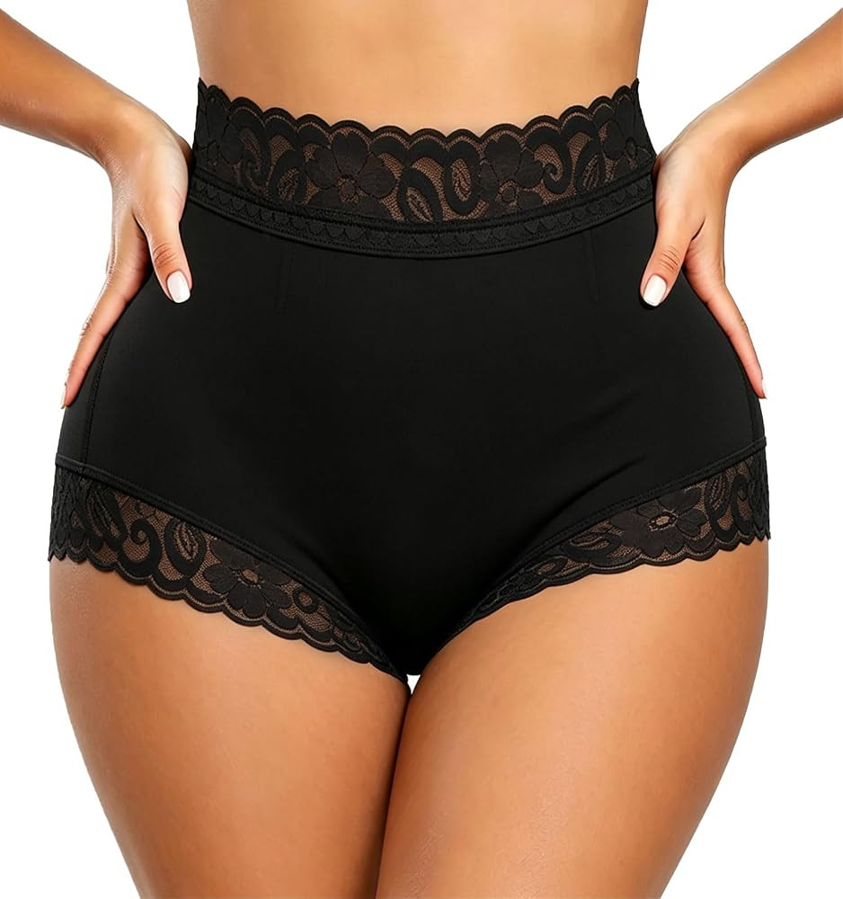 Short Faja Shapewear Underwear Short Lace Butt Lifter Panties Lace Colombianas Moldeadoras Tummy ... | Amazon (US)