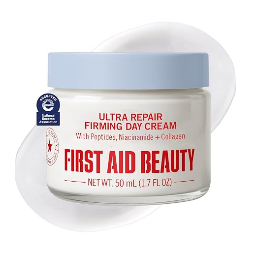 First Aid Beauty Firming Collagen Cream with Peptides + Niacinamide, Anti-Aging Face Moisturizer ... | Amazon (US)