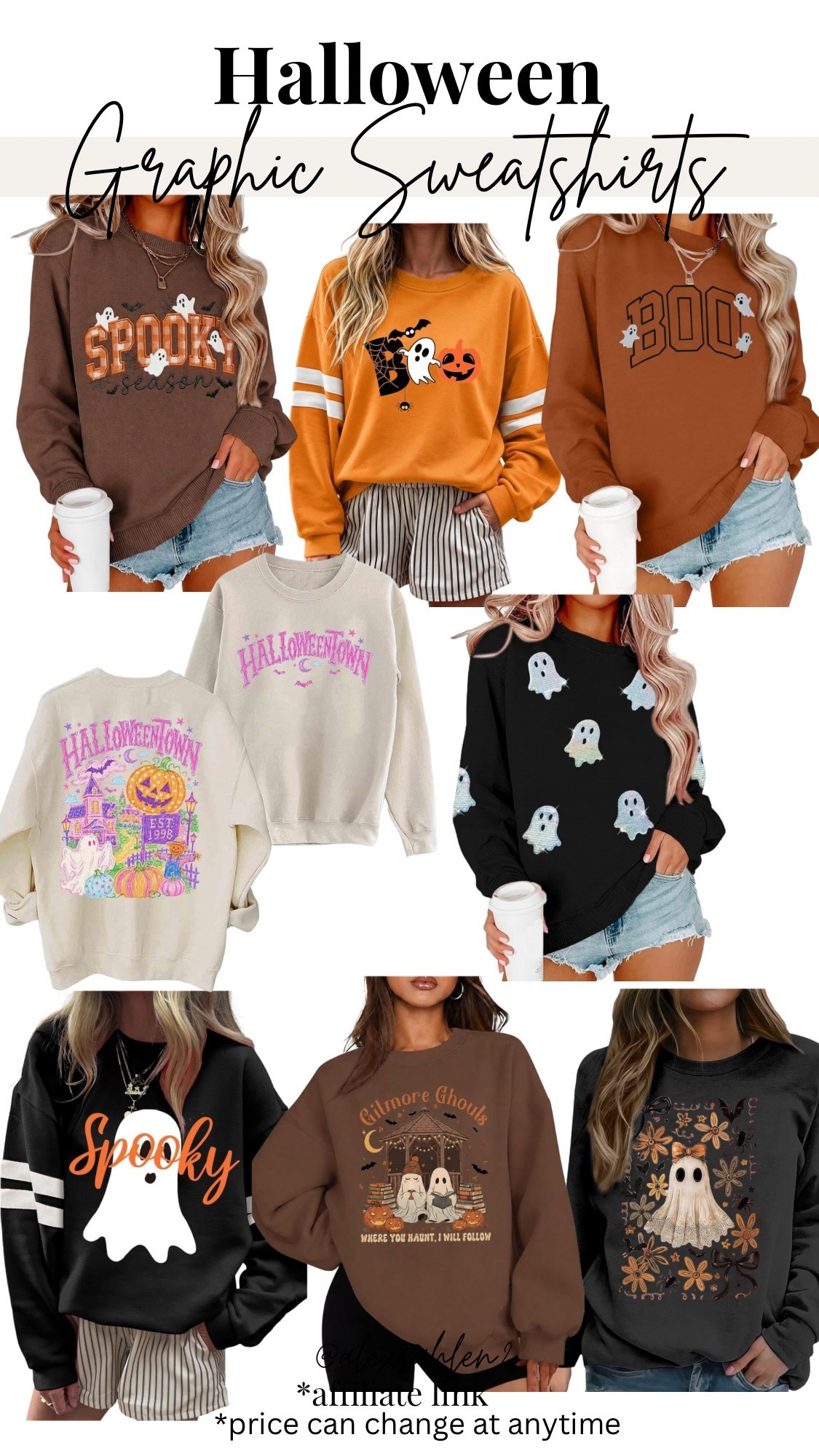 Amazon graphic sweatshirts for Halloween! 🎃 👻