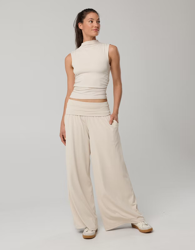 OFFLINE By Aerie Real Me XTRA Mock Neck Tank Top | Aerie