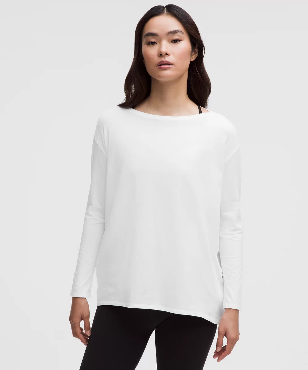 Back In Action Organic Cotton Long-Sleeve Shirt | lululemon (AU)