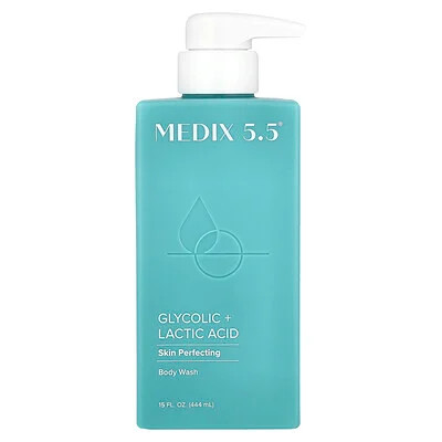 Medix 5.5, Body Wash, Skin Perfecting, Glycolic + Lactic Acid, 15 fl oz (444 ml) | iHerb