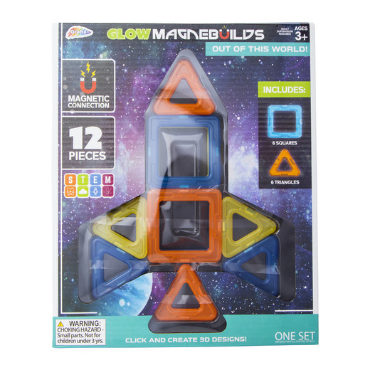 magnebuilds magnetic building blocks 12-piece set | Five Below
