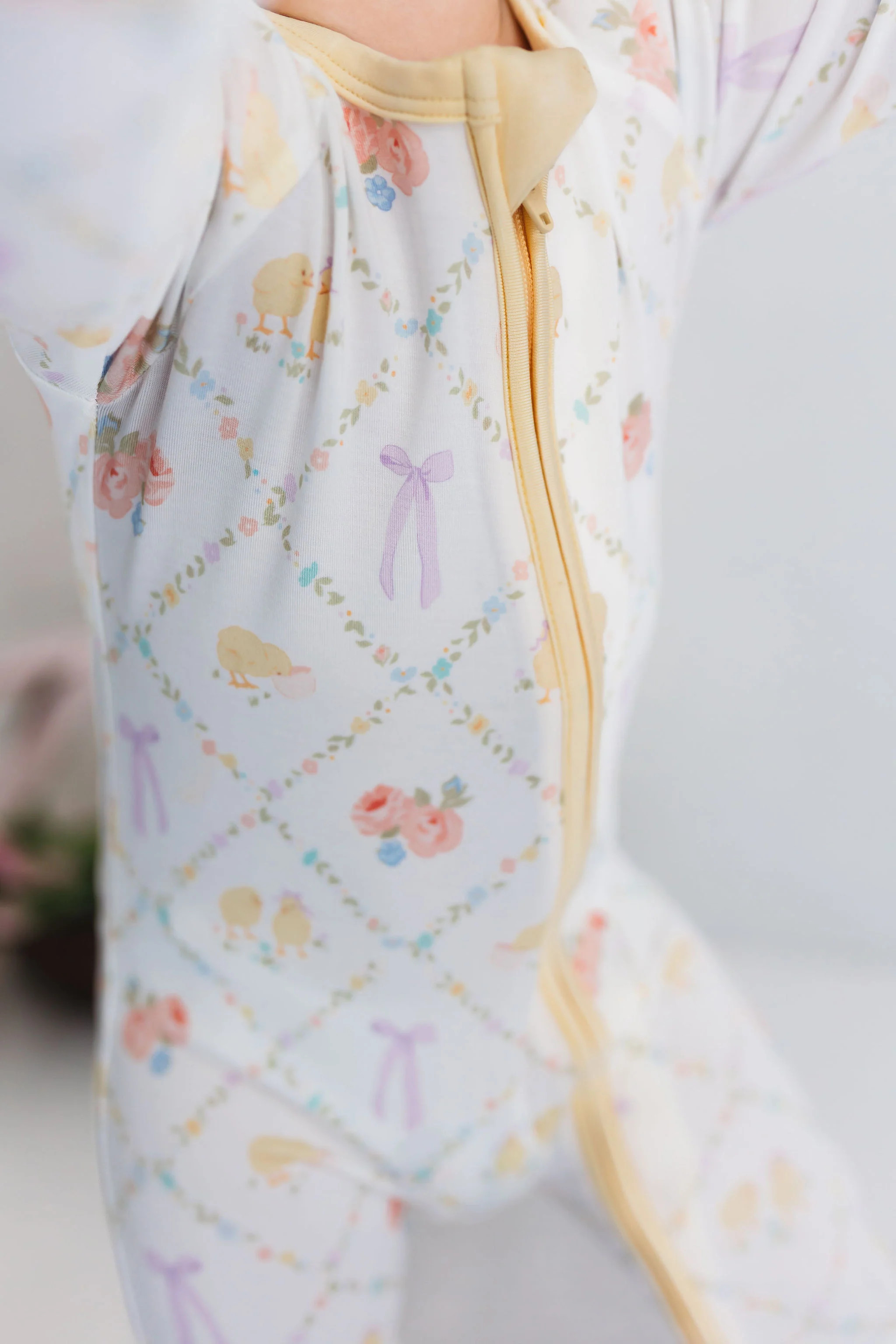 Peep and Petal Zipper Romper | In My Jammers