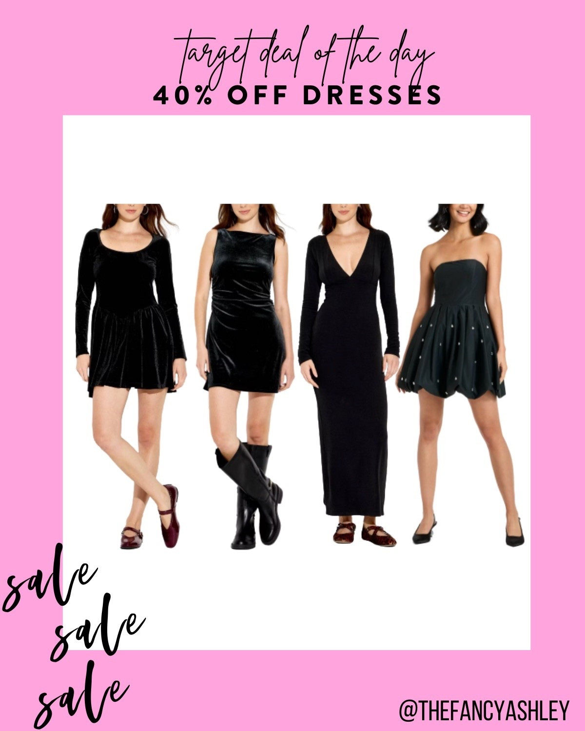 Super cute dresses on major sale at Target. Grab 40% cute holiday dresses. Rounded up a few fave LBDs you need in your life. Run, don’t walk on this deal. Today only!!

#LTKSaleAlert #LTKFindsUnder50 #LTKHoliday