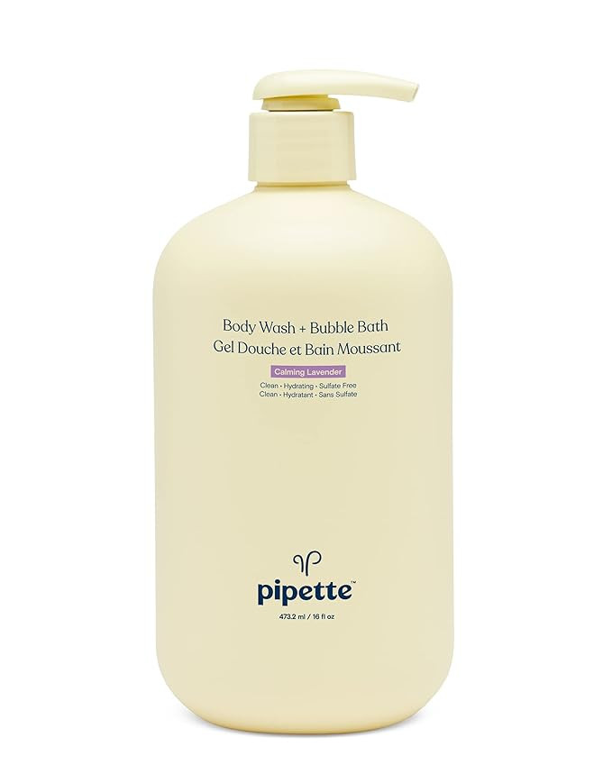 Pipette Bubble Bath + Body Wash - Nourishing and Skin Softening Tear Free Bubbles Fun, Suitable f... | Amazon (US)