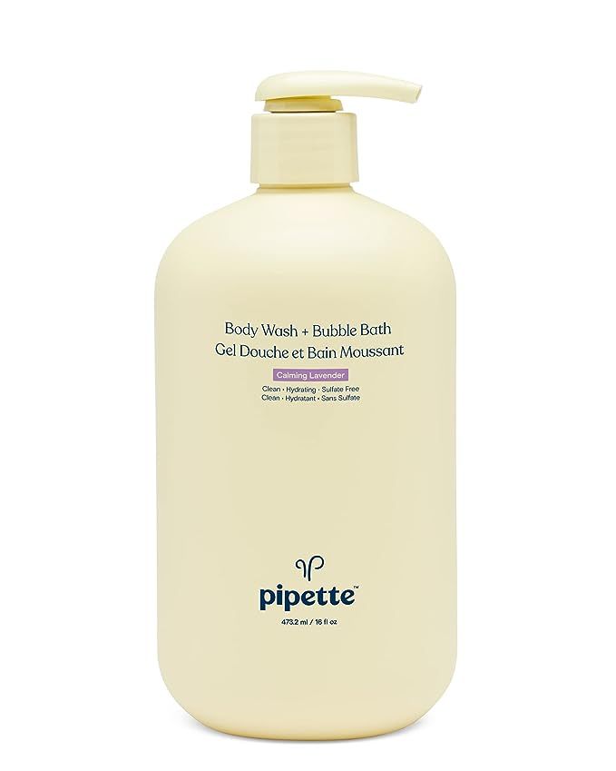 Pipette Bubble Bath + Body Wash - Nourishing and Skin Softening Tear Free Bubbles Fun, Suitable f... | Amazon (US)