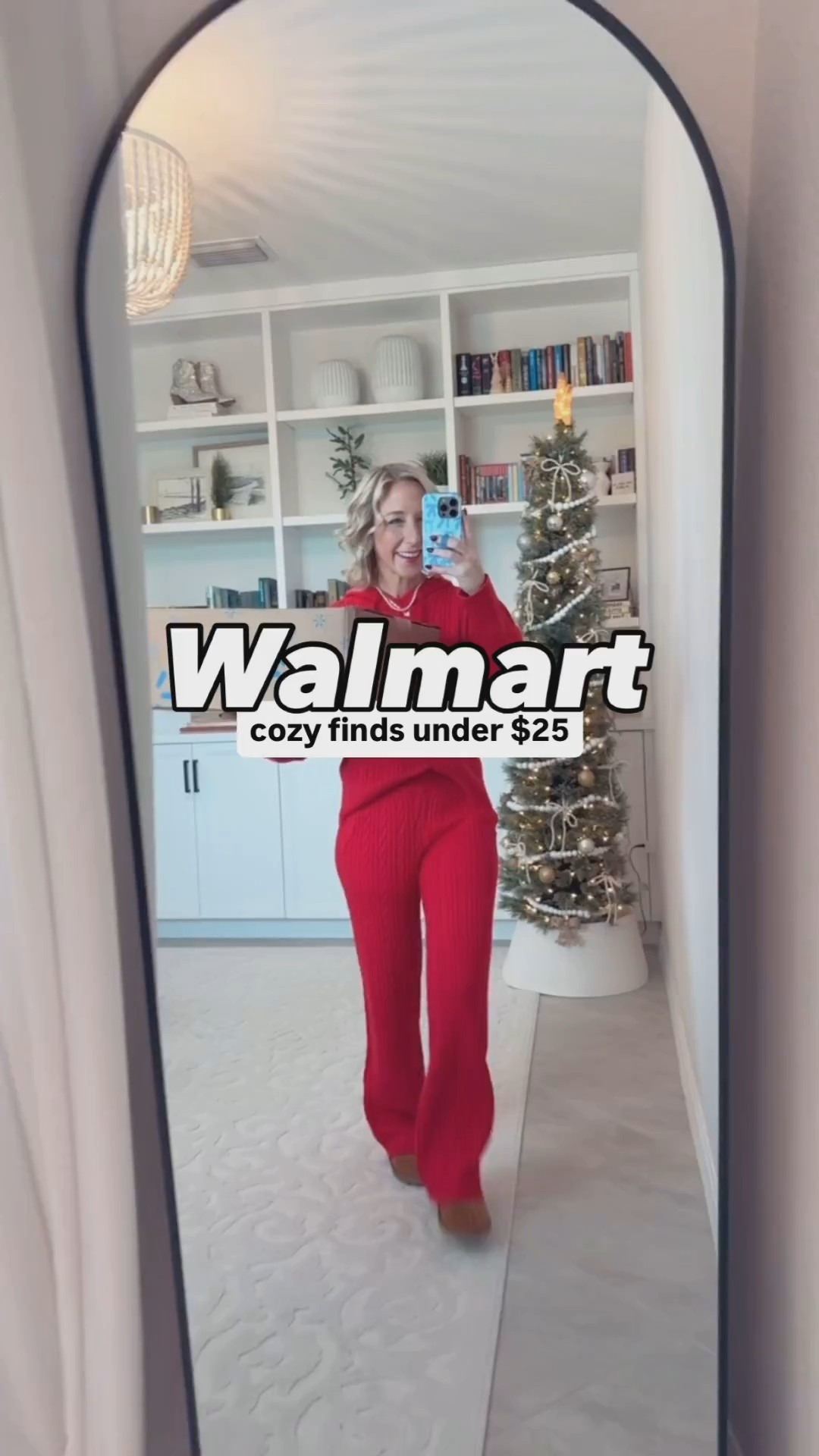 Walmart - cozy finds under $25 - * Cozy Yarn Cable Knit Hoodie Sweater - size Small. $24. 4 colors. * Cozy Yarn Wide Leg Cable Knit Sweater Pants - size XS. $22. 4 colors. * Suede Clog Slippers - tts (only comes in full sizes so size up if in between). On sale $9.99. 1. Dreamy Soft Long Sleeve Sleep Top & Joggers Pajama Set - size small (needed an XS). $12.98. Comes in 1 other color. 2. Flannel Sleep Pants - size small (needed an XS). $12.98. Comes in 10 colors. 3. Ribbed Long Sleeve Tee - size small (needed an XS). $9.98. Comes in 5 colors. 4. ScubaKnit Pleated Joggers w/ Pockets - size XS. $19.98. Comes in 4 colors. 5. Luxe Fleece Crewneck Sweatshirt - size Small. $19.98. Comes in 4 colors. 6. Quilted Vest w/ Hood - size Small. $24.98. Comes in 4 colors. 7. Plush Fleece Quarter Zip Jacket w/ Corduroy Trim - size Medium. $22.98. * Wide leg jeans - size 25.

 

#LTKSeasonal #LTKFindsUnder50 #LTKHoliday