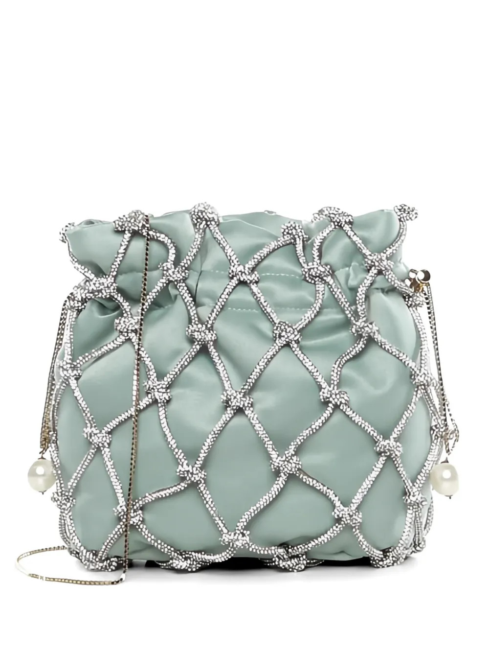 Rosantica crystal-embellished Clutch Bag | Green | FARFETCH | Farfetch Global