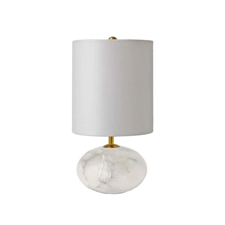 Alabaster Mini Orb Lamp | Monika Hibbs Home