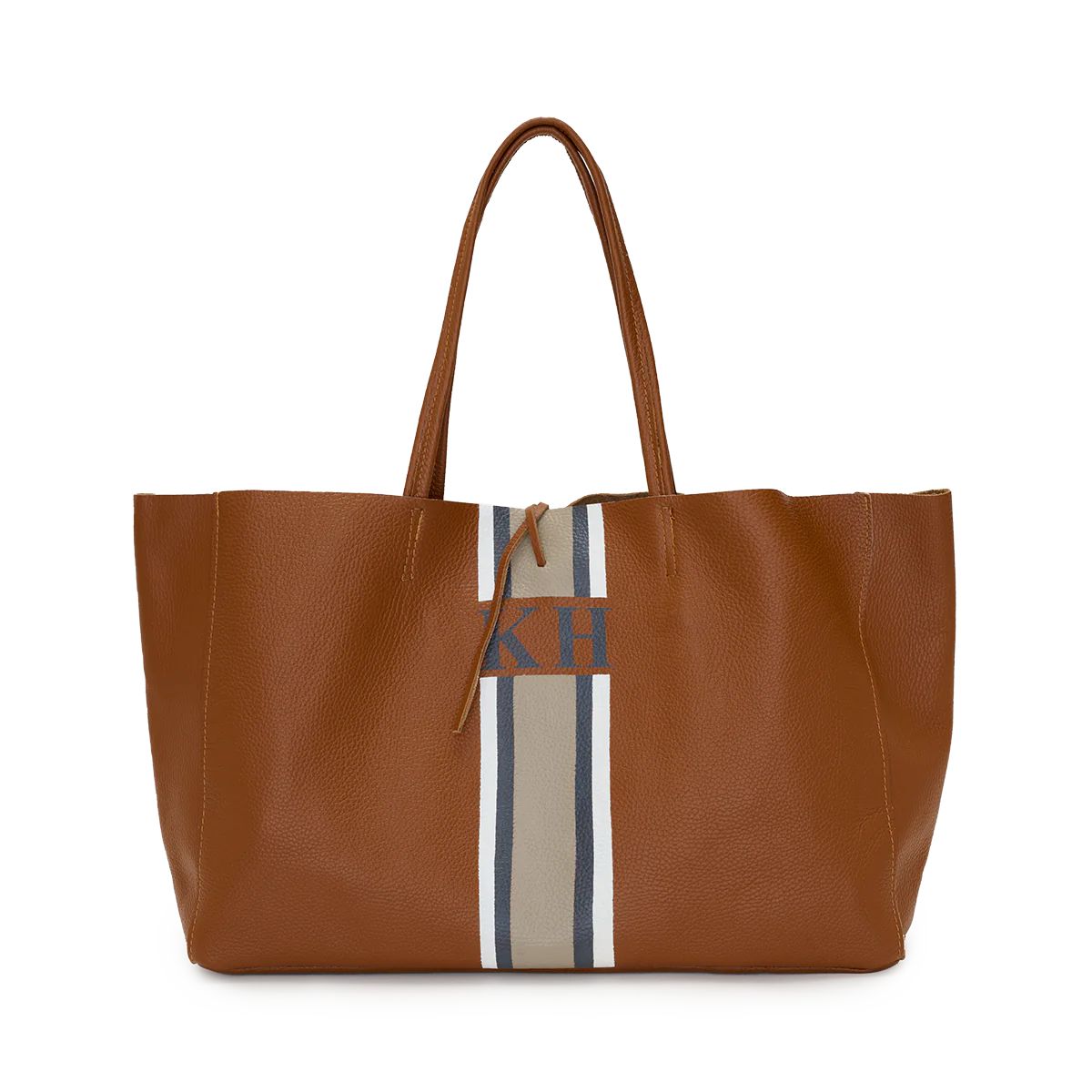 Leather Tan Egerton Shopper Design Your Own | Lily and Bean