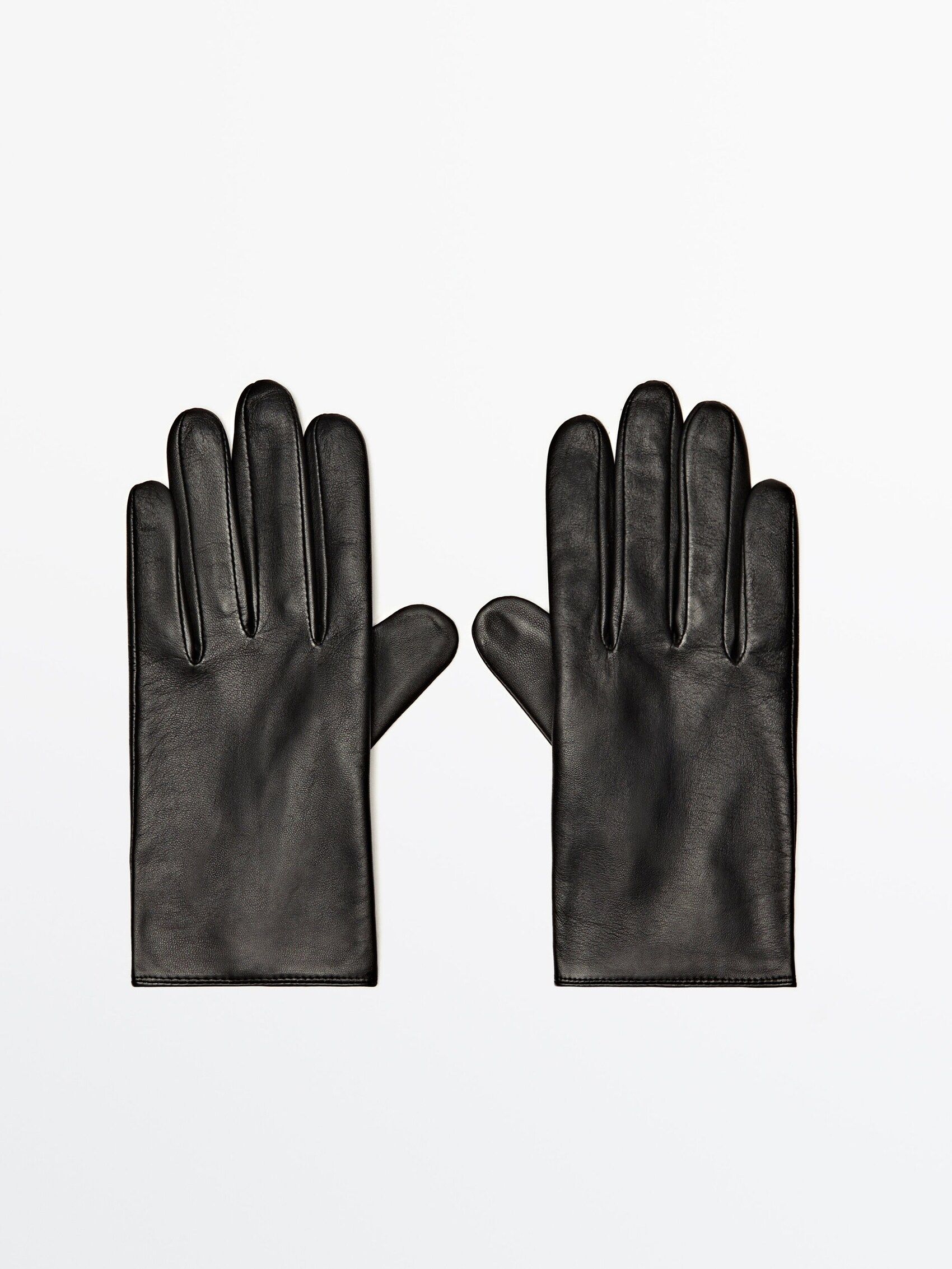 Leather gloves | Massimo Dutti UK